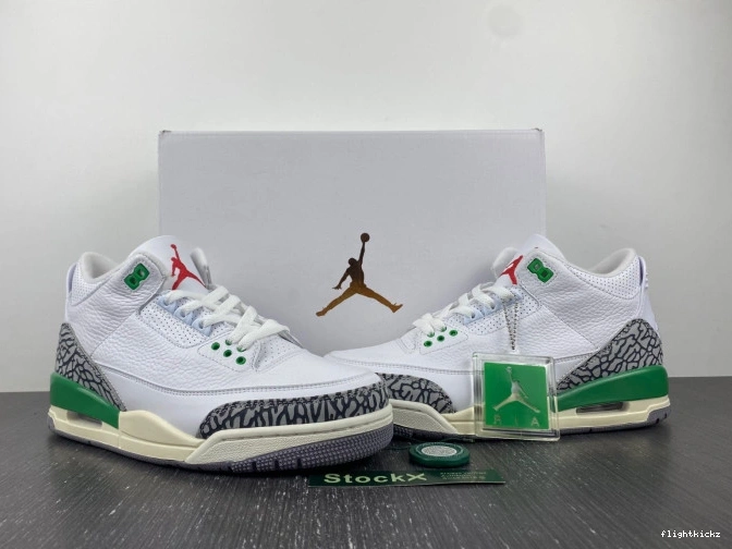 CK9246-136 3 Jordan Retro (W) Green Lucky 0822